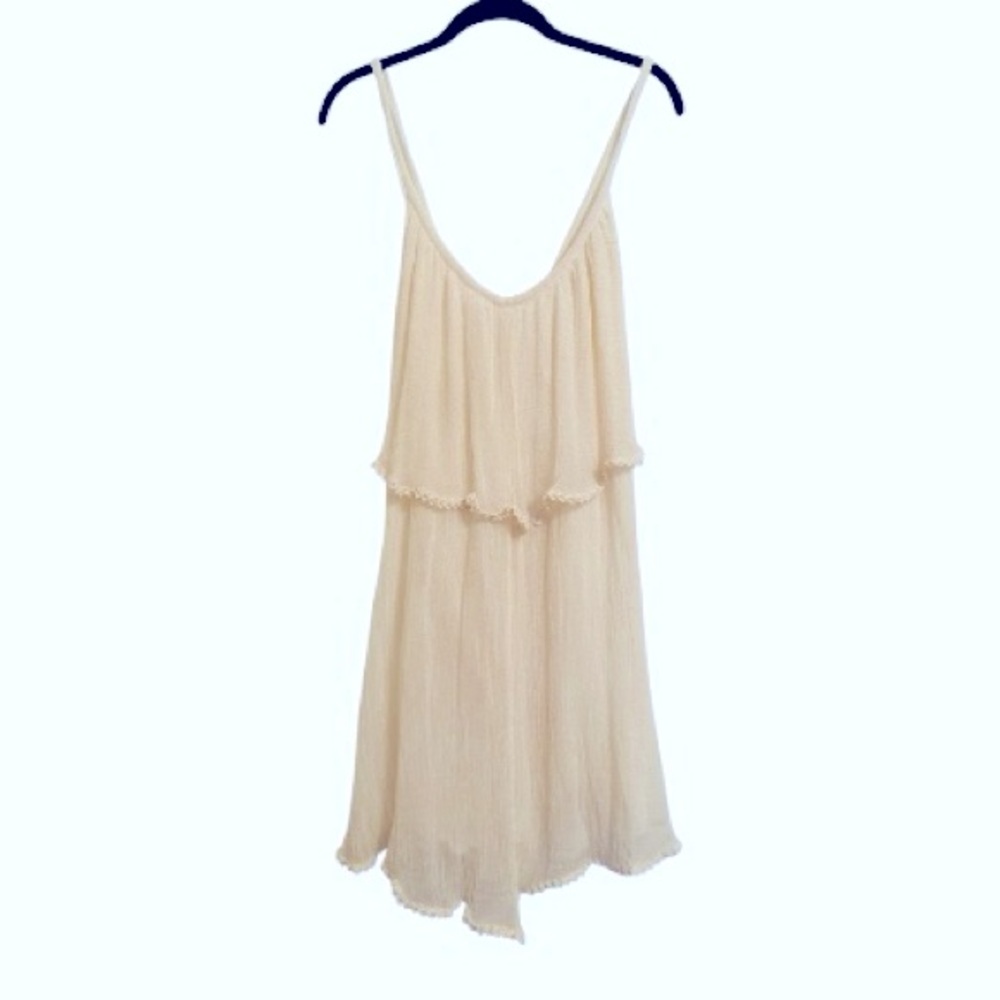 Jen’s Pirate Booty cream cotton dress/coverup - Picture 5 of 9